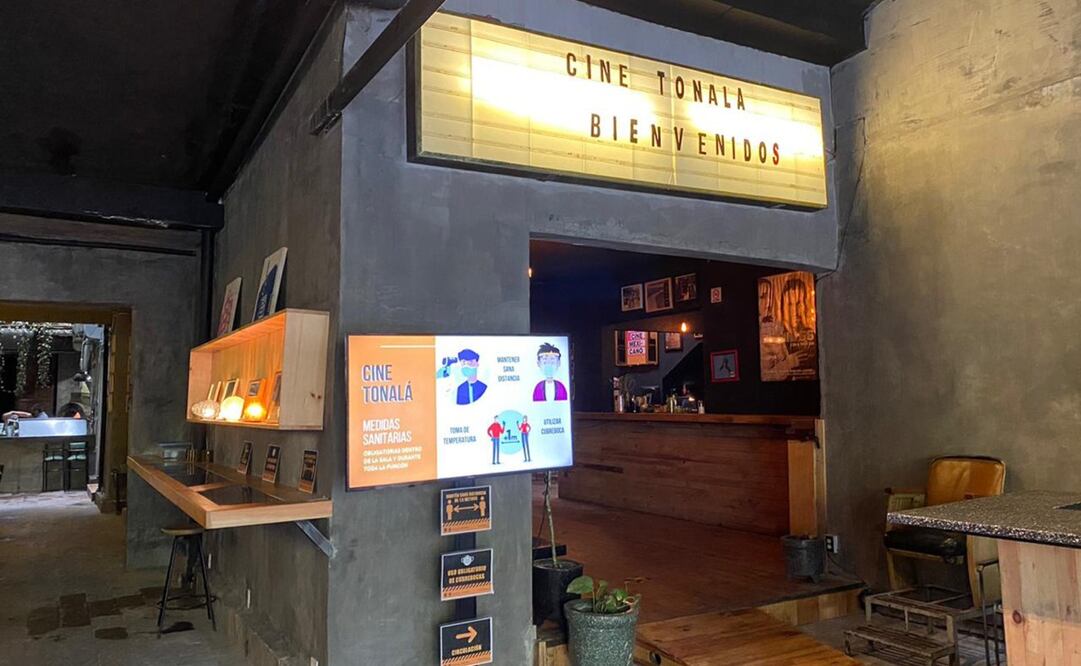 Cine Tonalá enla nueva normalidad. Foto: Cortesía Cine Tonalá