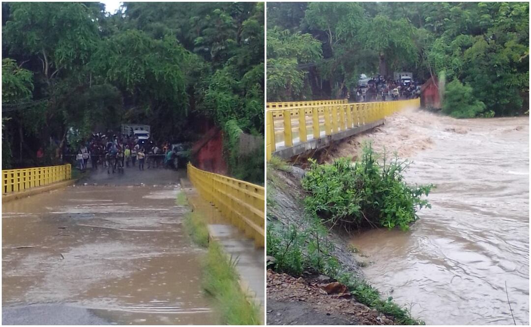 Se desborda el río Amacuzac y deja al menos 40 casas inundadas en Morelos (27/09/2024). Foto: Especial