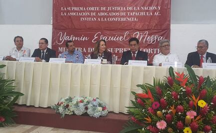 Yasmín Esquivel insta a abogados a defender el fenómeno migratorio desde los derechos humanos