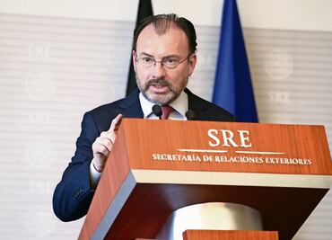 Relación México-EU está a prueba con caravana de migrantes: Videgaray