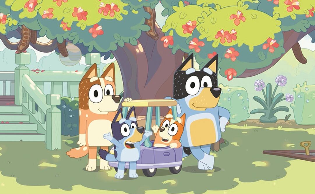 “La primera temporada de la serie se trata de Bluey y su papá, se muestra más esa relación que de su hermana y su mamá. Foto: BBC STUDIOS