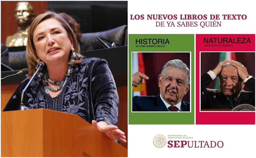 Xóchitl Gálvez se lanza contra libros de texto de la SEP / Foto: Especial
