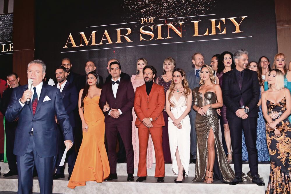 El productor presentó la segunda temporada de Por amar sin ley, basada en casos reales. CARLOS MEJÍA. EL UNIVERSAL
