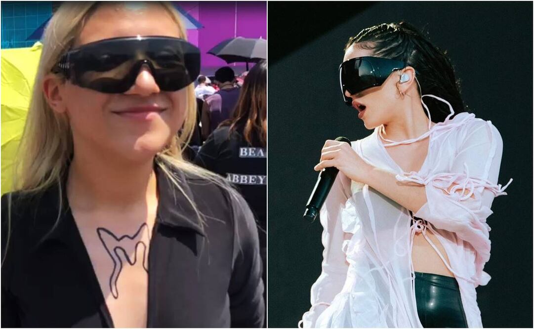 Fans emocionadas por ver a Rosalía en la CDMX. Foto: Laura Arana/ @rosalia.vt