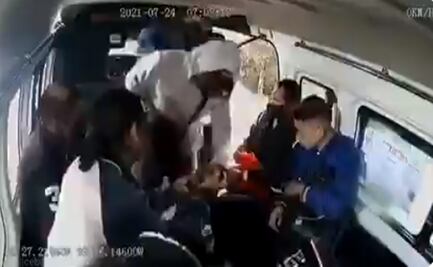 “¡No por favor!”, “¡Ya, por favor!”: captan en video asalto en combi de Naucalpan 