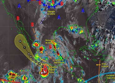 Suspenden actividades turísticas en playas de Colima por Flossie; emiten alerta amarilla para municipios costeros de Jalisco