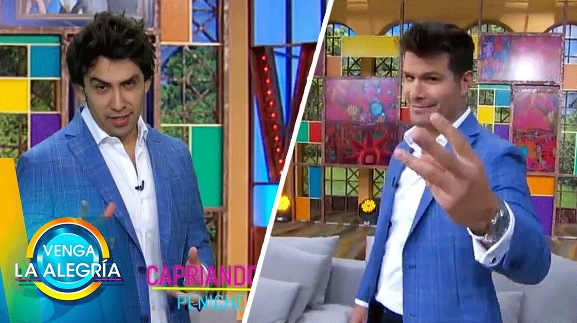 Capi Pérez y Brandon Peniche compartieron créditos en "Venga la alegría".
Foto: TV Azteca