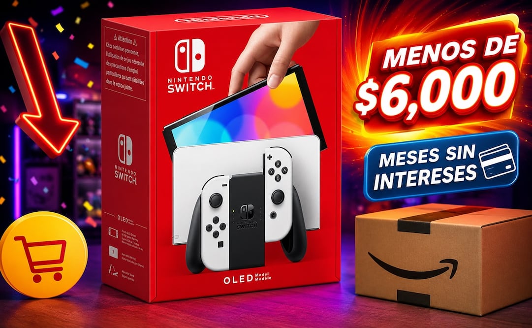La Nintendo Switch OLED continúa siendo una de las mejores consolas para quienes buscan flexibilidad. Foto: IA