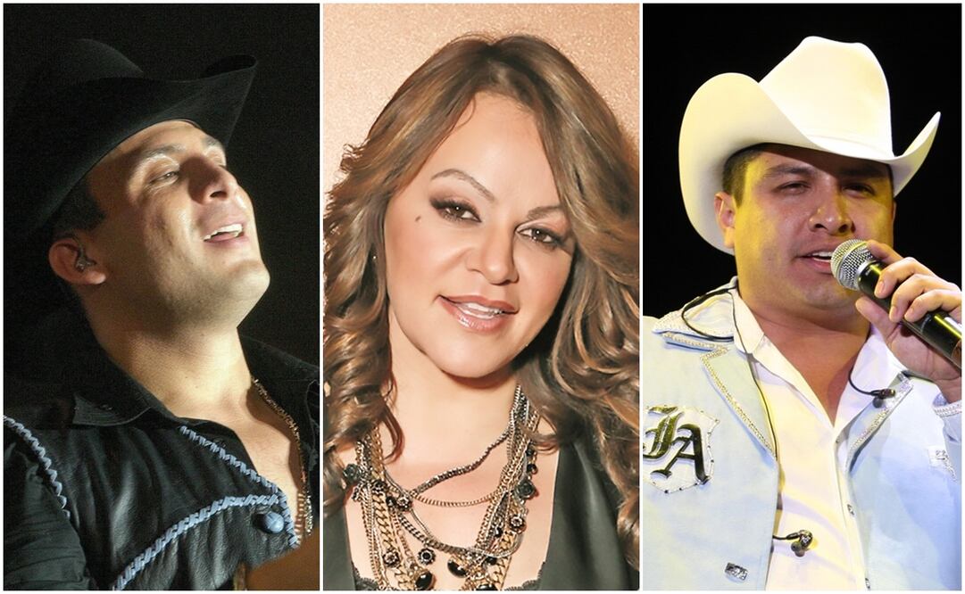 Valentín Elizalde, Jenni Rivera y Julión Álvarez