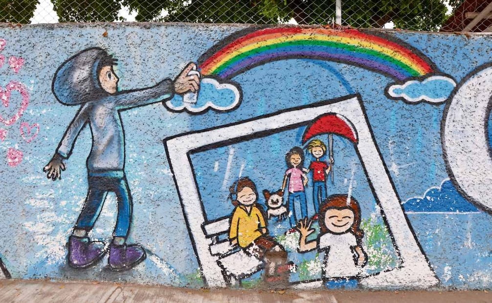 Este tipo de expresiones artísticas le regresan la vida a la ciudad de Culiacán, celebran los pobladores. Foto: VALENTE ROSAS/EL UNIVERSAL