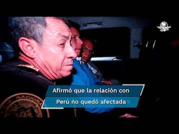 Ebrard dice que Perú debe decidir si procede solicitud de asilo de Pedro Castillo en México