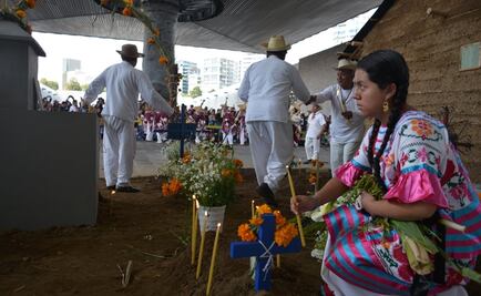 Museo Nacional de Antropología monta ofrenda de la comunidad mazateca
