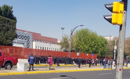 Policía pretende habilitar un acceso en Palacio Legislativo de San Lázaro