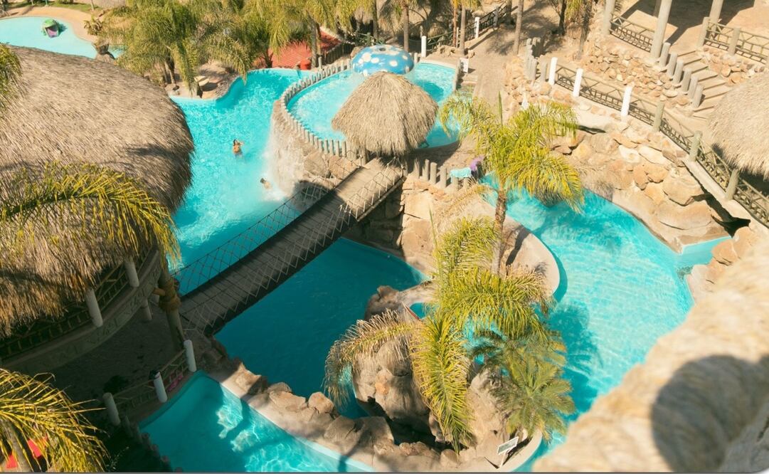 El balneario El Géiser, en Hidalgo, se encuentra abierto las 24 horas. Foto: Facebook El Geiser Balneario SPA