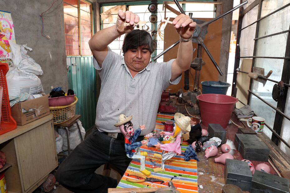 Marionetas alusivas a México. Foto: Archivo EL UNIVERSAL