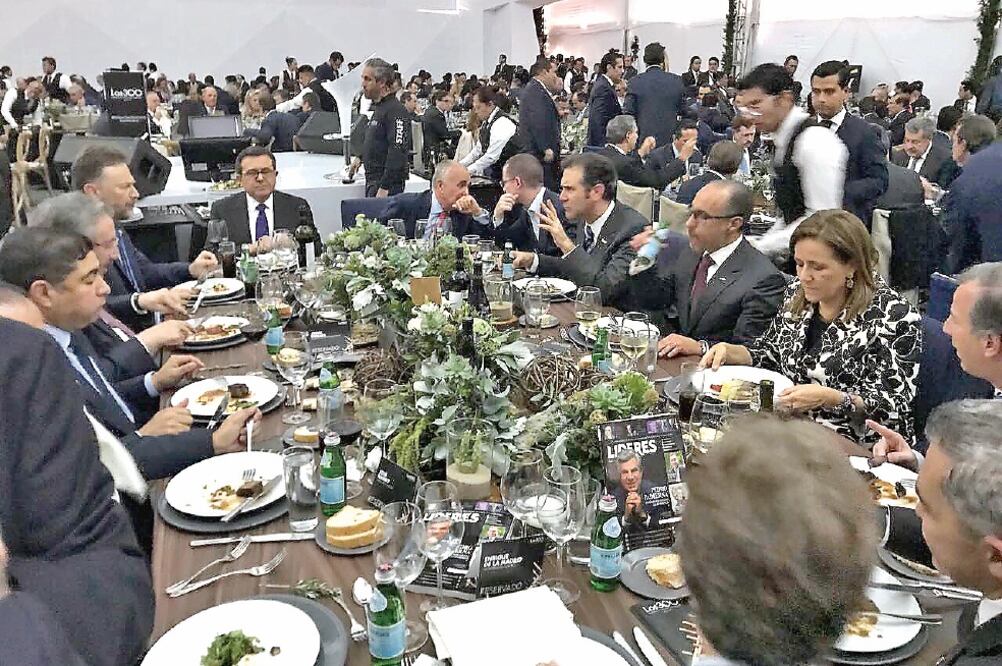 Los presidenciables estuvieron en la decimoprimera edición de Los 300 Líderes más Influyentes de México, en el Campo Marte. (CORTESÍA)