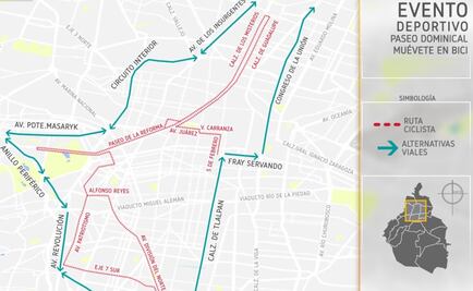 Cierran diversas vialidades de CDMX por eventos deportivos