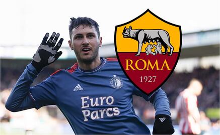 La Roma se burla en redes sociales de Santiago Giménez tras su expulsión en la Europa League