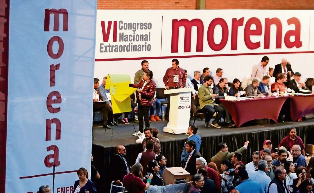 Morena renovará la dirigencia nacional en septiembre próximo tras la salida de Mario Delgado en octubre. Foto: Archivo EL UNIVERSAL