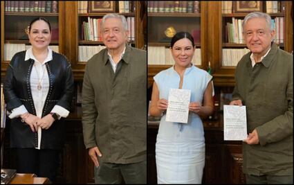 Se reúne AMLO con presidentas del Senado y San Lázaro