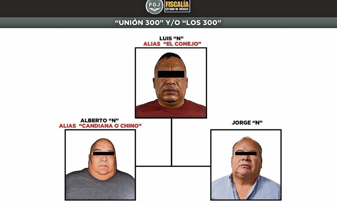 Jorge “N” era del círculo cercano a Luis “N” alias El Conejo, señalado como líder de Los 300, quien ya fue detenido y vinculado a proceso. Foto: Especial