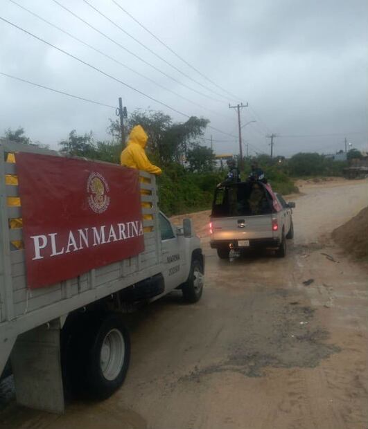 Semar activa Plan Marina en Los Cabos por frente frío 18