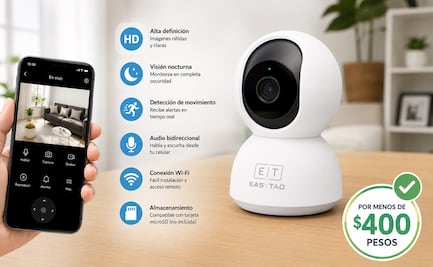 Vigila tu hogar con esta cámara de seguridad por menos de 400 pesos; conoce sus características