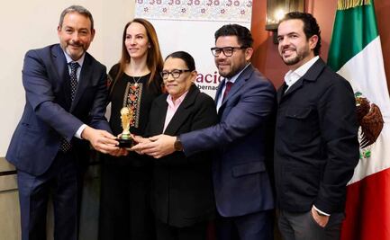 Afinan detalles rumbo al Mundial 2026; Rosa Icela se reúne con director de la FIFA México y secretario de la Femexfut