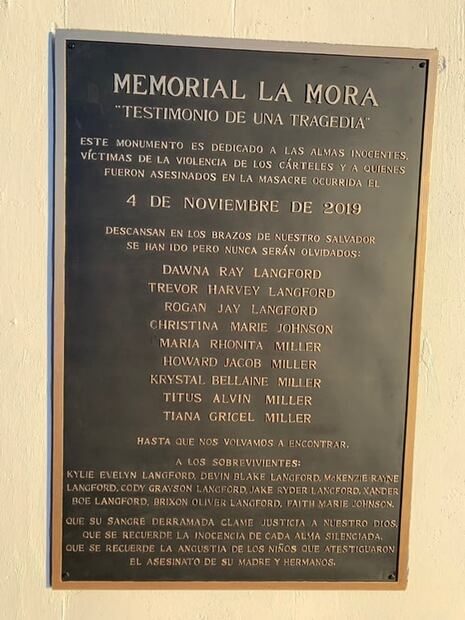 Así será el Memorial La Mora, dedicado a víctimas de la masacre contra familia LeBarón