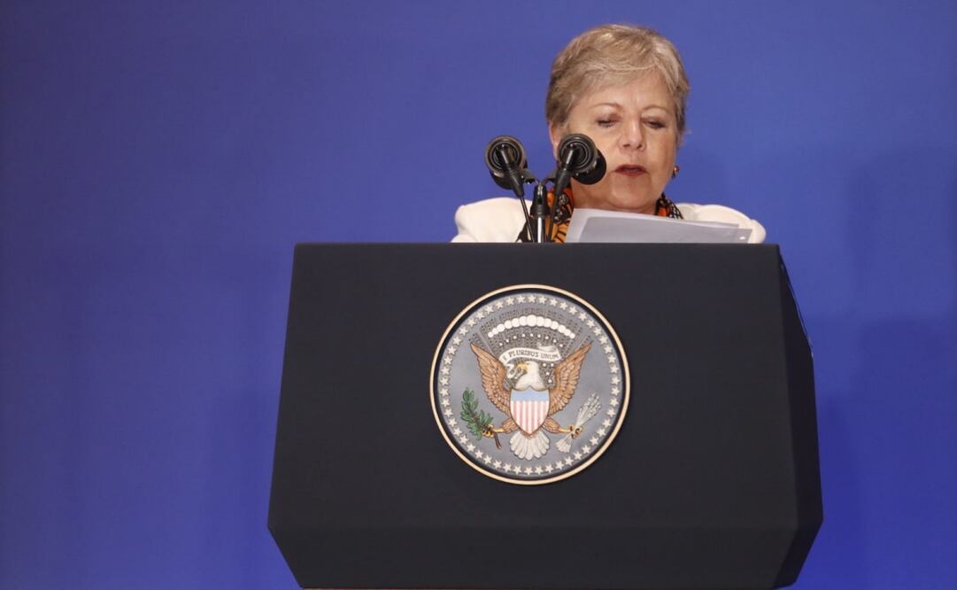 La titular de la Relaciones Exteriores, participa en la Cumbre de la Coalición Global para Abordar las Amenazas de Drogas Sintéticas. Foto: Especiales