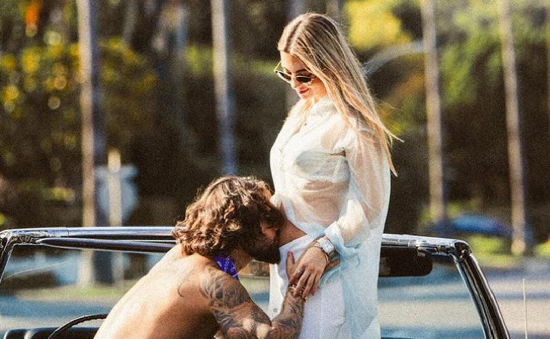 Maluma comparte fotos en sus redes de la emoción que siente por la próxima llegada de su hija.