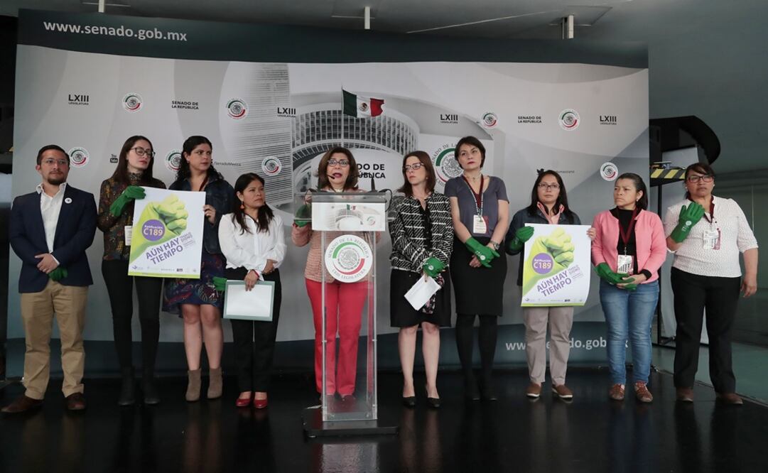 La senadora Angélica de la Peña señaló que es urgente ratificar el Convenio 189. (FOTO: ALEJANDRO ACOSTA. EL UNIVERSAL)
