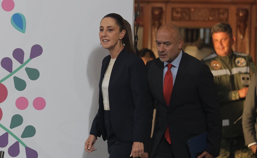 Claudia Sheinbaum en su conferencia matutina del 30 de julio. Foto: Gabriel Pano / EL UNIVERSAL