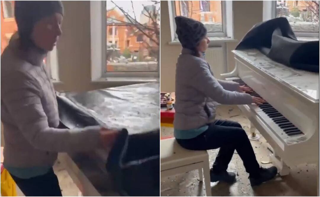 El video tiene más de 1.6 millones de visitas y ha generado comparaciones con la película de Roman Polanski de 2002 "El pianista". Foto: captura de video