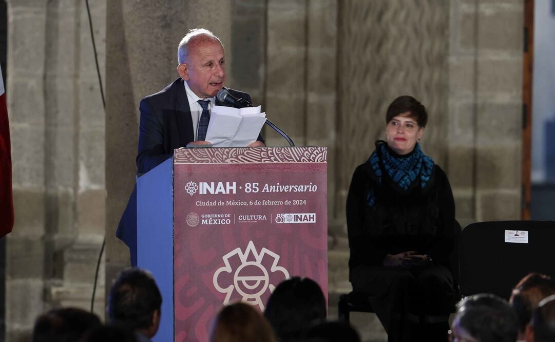 85 Aniversario del Instituto Nacional de Antropología e Historia, encabezado por el titular Diego Prieto. Foto: Diego Simón Sánchez/ EL UNIVERSAL
