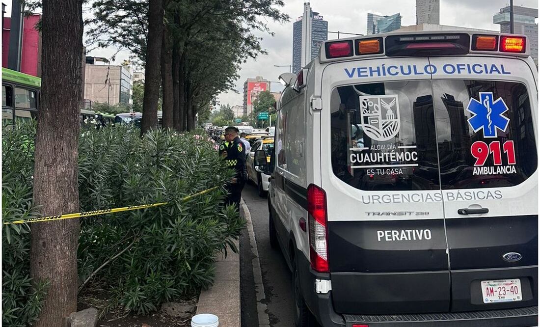 Hallan cuerpo entre matorrales de avenida Chapultepec. Foto: Ivan Montaño / EL UNIVERSAL