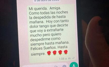 Abuelita envía mensaje de "buenas noches" a su amiga fallecida