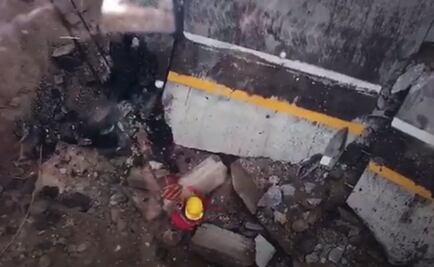 Video de dron muestra imágenes de socavón en Morelos