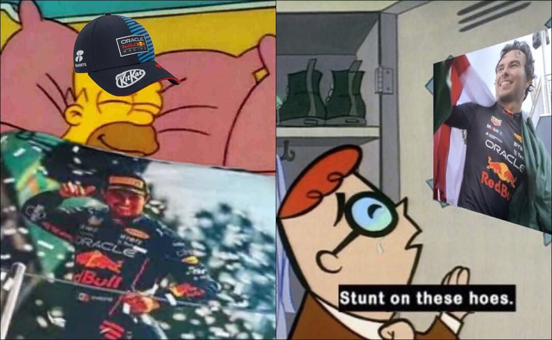 Checo Pérez se ganó los mejores memes luego de alcanzar el podio en el GP de Japón / FOTO: ESPECIAL