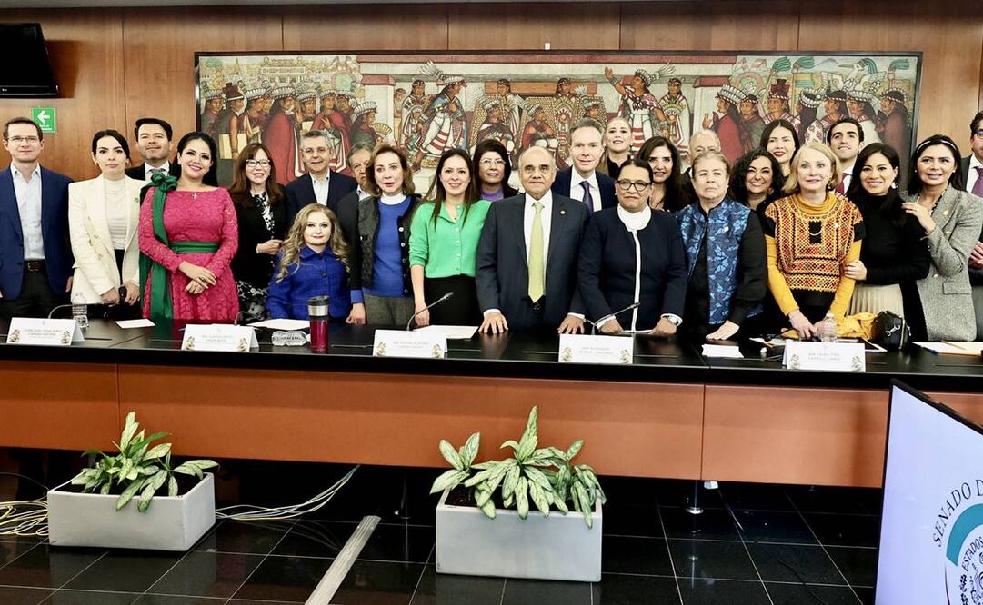 La secretaria de Gobernación, Rosa Icela Rodríguez, se reunió este 12 de diciembre del 2024, con senadores donde se analizó la agenda nacional. Foto: Tomada de la cuenta de X de @rosaicela_