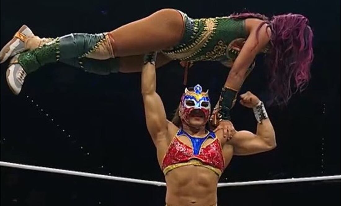 FOTO: ESPECIAL - La espectacular presentación de Olympia, luchadora mexicana en AEW