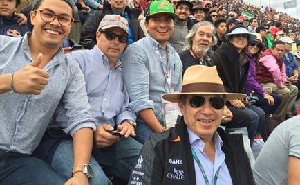 Acude Calderón a prácticas de GP de México