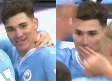 ¿Julián Álvarez perdió un diente en la goleada del Manchester City? Esto es lo que sabemos