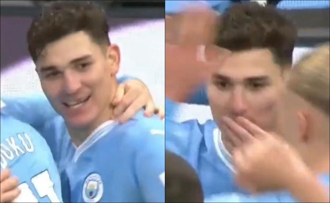 Esto es lo que sabemos sobre si Julián Álvarez perdió un diente en la victoria del Manchester City / FOTO: ESPECIAL