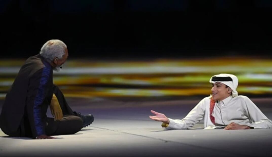 Morgan Freeman y su emotivo discurso en la inauguración del Mundial de Qatar