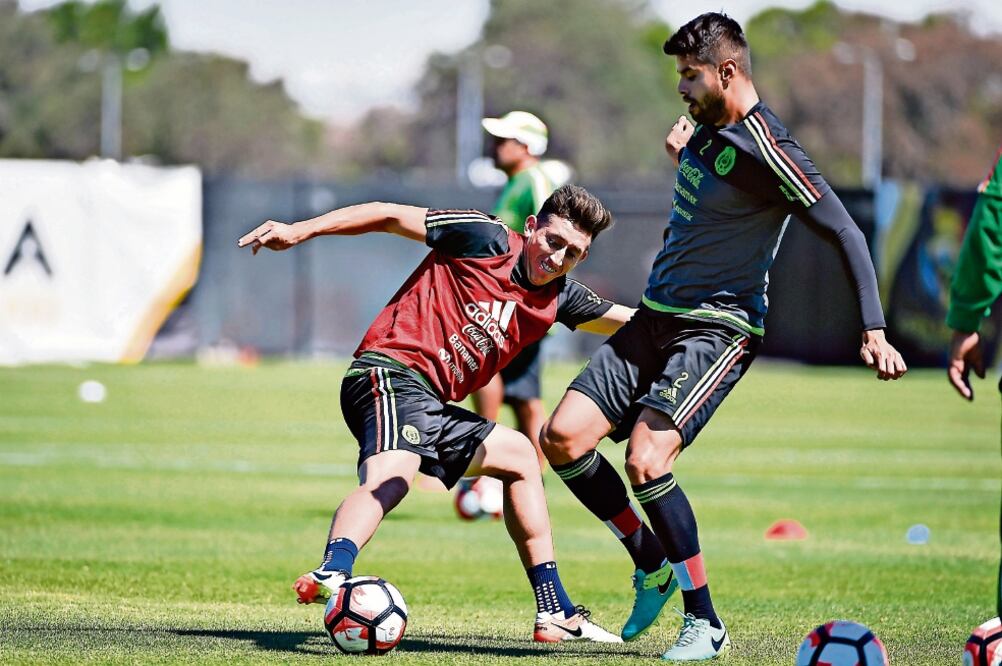 Entrenamiento del combinado mexicano para enfrentar a los chilenos (ETZEL ESPINOSA. IMAGO7)