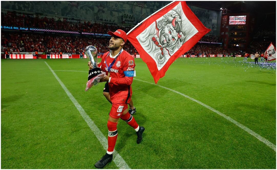 Alexis Vega promete un lago festejo tras ser campeón con Toluca Foto: Imago7