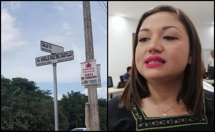 Tunden en redes a alcaldesa de Yucatán por una calle con su nombre en Conkal