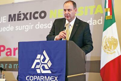 Coparmex prevé acuerdo nacional el 5 de febrero