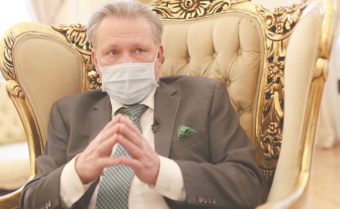 En la foto: Víktor Koronelli. Embajador de Rusia en México. Foto: Germán Espinosa. EL UNIVERSAL